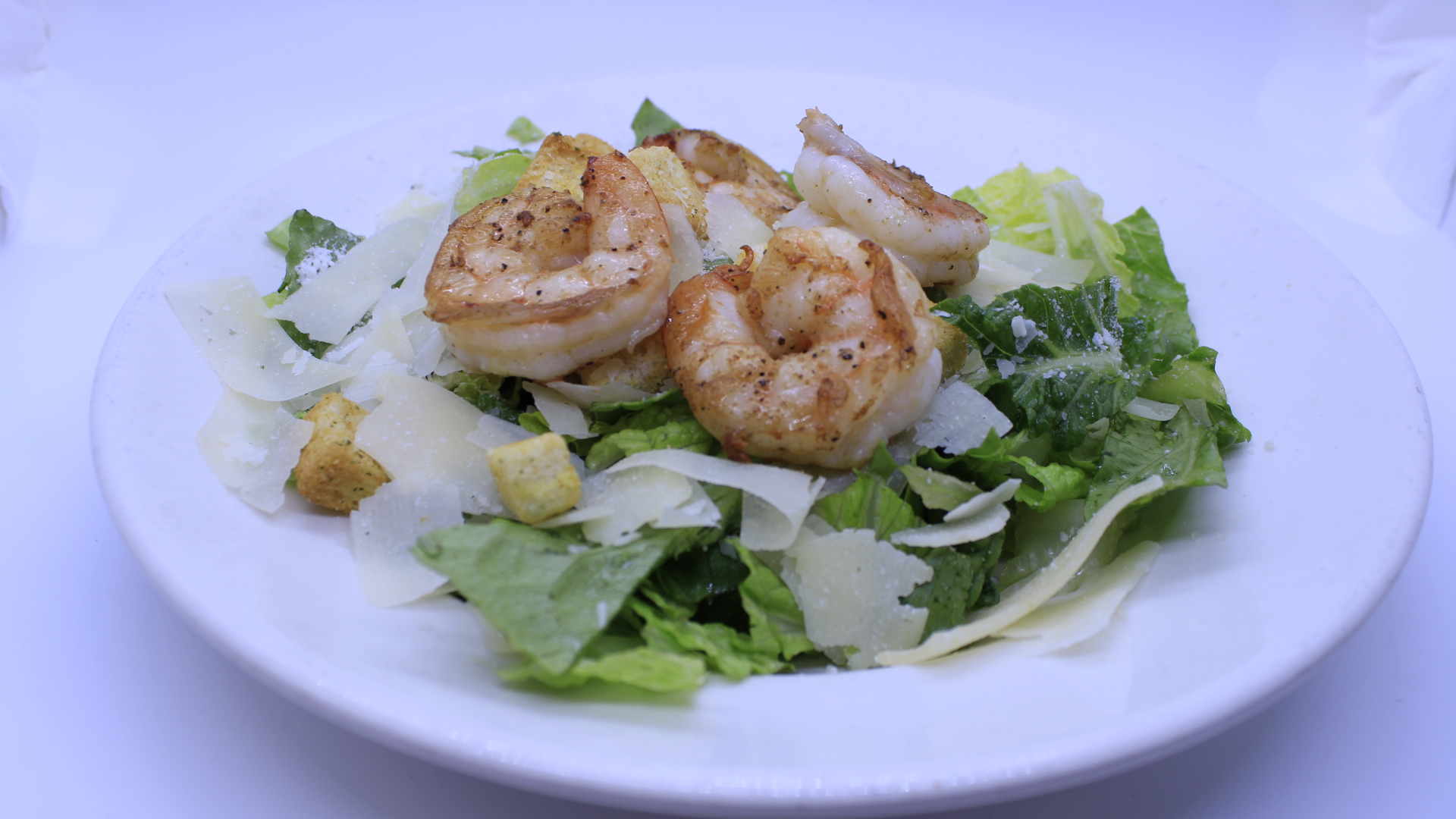 Caesar Salad with Shrimp